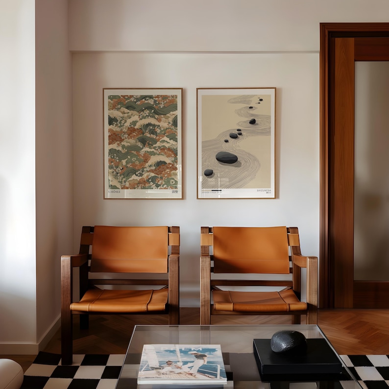 2pcs Japandi Zen Canvas Wall A - Home Office Japandi 리뷰 및 가격