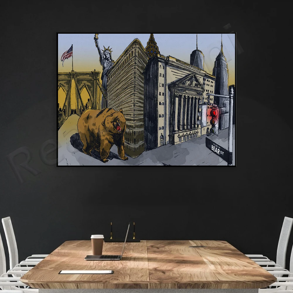 Bear Artwork | New York | Bear - Home Office York 리뷰 및 가격