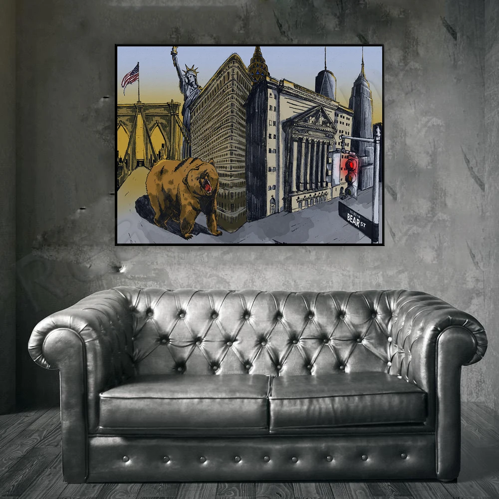 Bear Artwork | New York | Bear - Home Office York 리뷰 및 가격