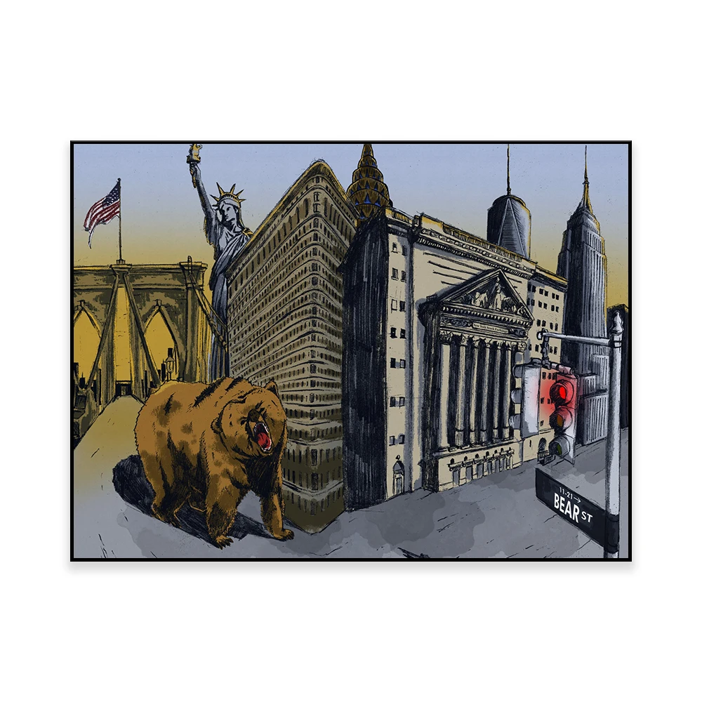 Bear Artwork | New York | Bear - Home Office York 리뷰 및 가격