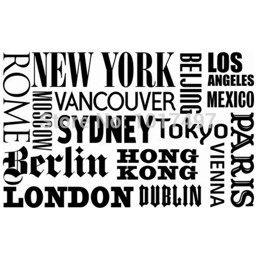 New York London Paris Quote wa - Home Office York 리뷰 및 가격