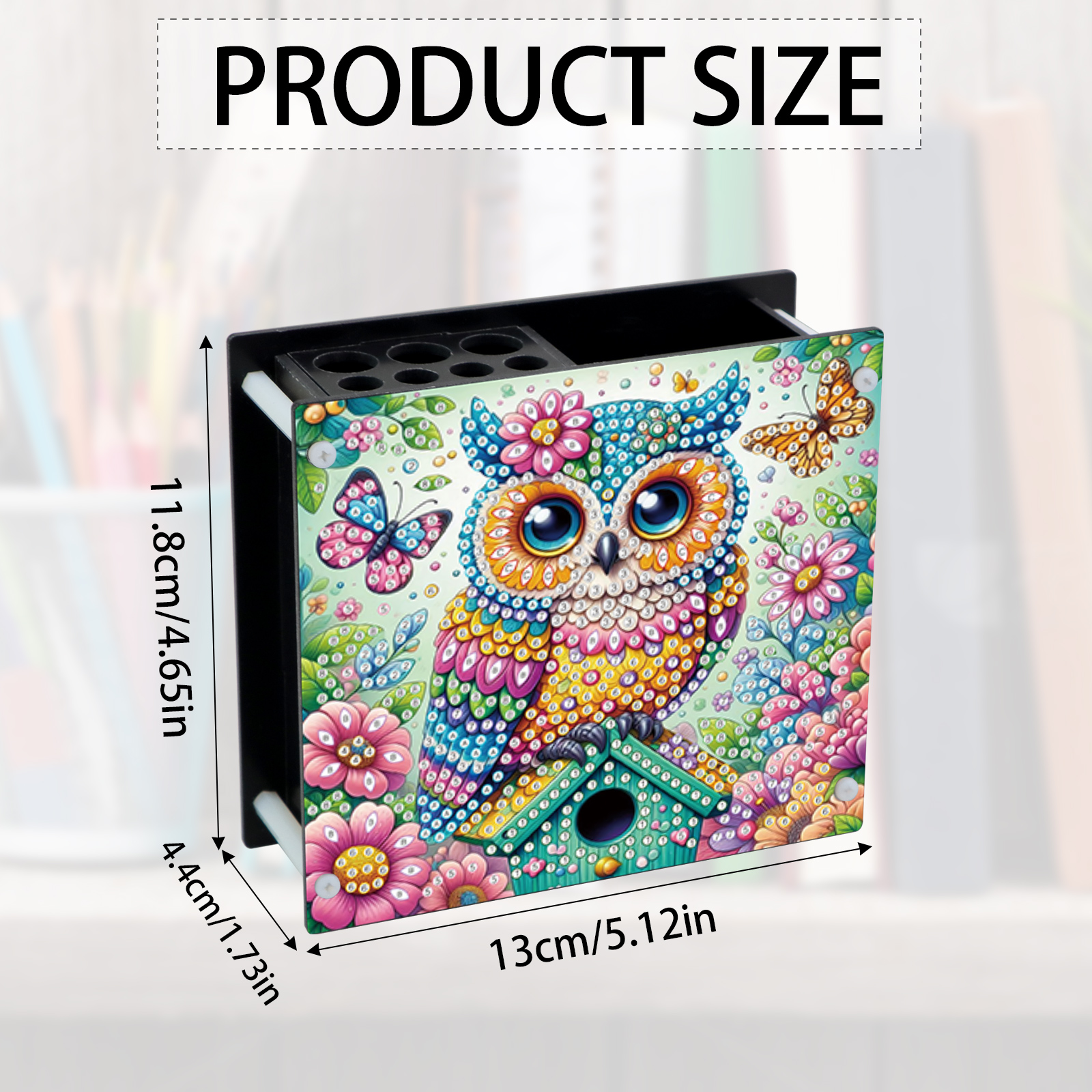2Pcs Pen Holder Diamond Art Pa - Pen Holder Organizer 리뷰 및 가격