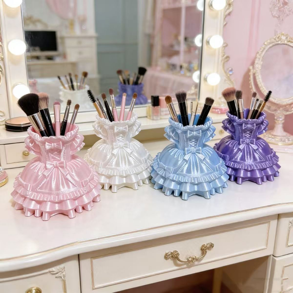 Princess Dress Makeup Brush Ho - Pen Holder Organizer 리뷰 및 가격