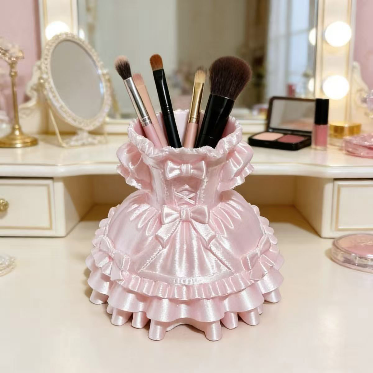 Princess Dress Makeup Brush Ho - Pen Holder Organizer 리뷰 및 가격