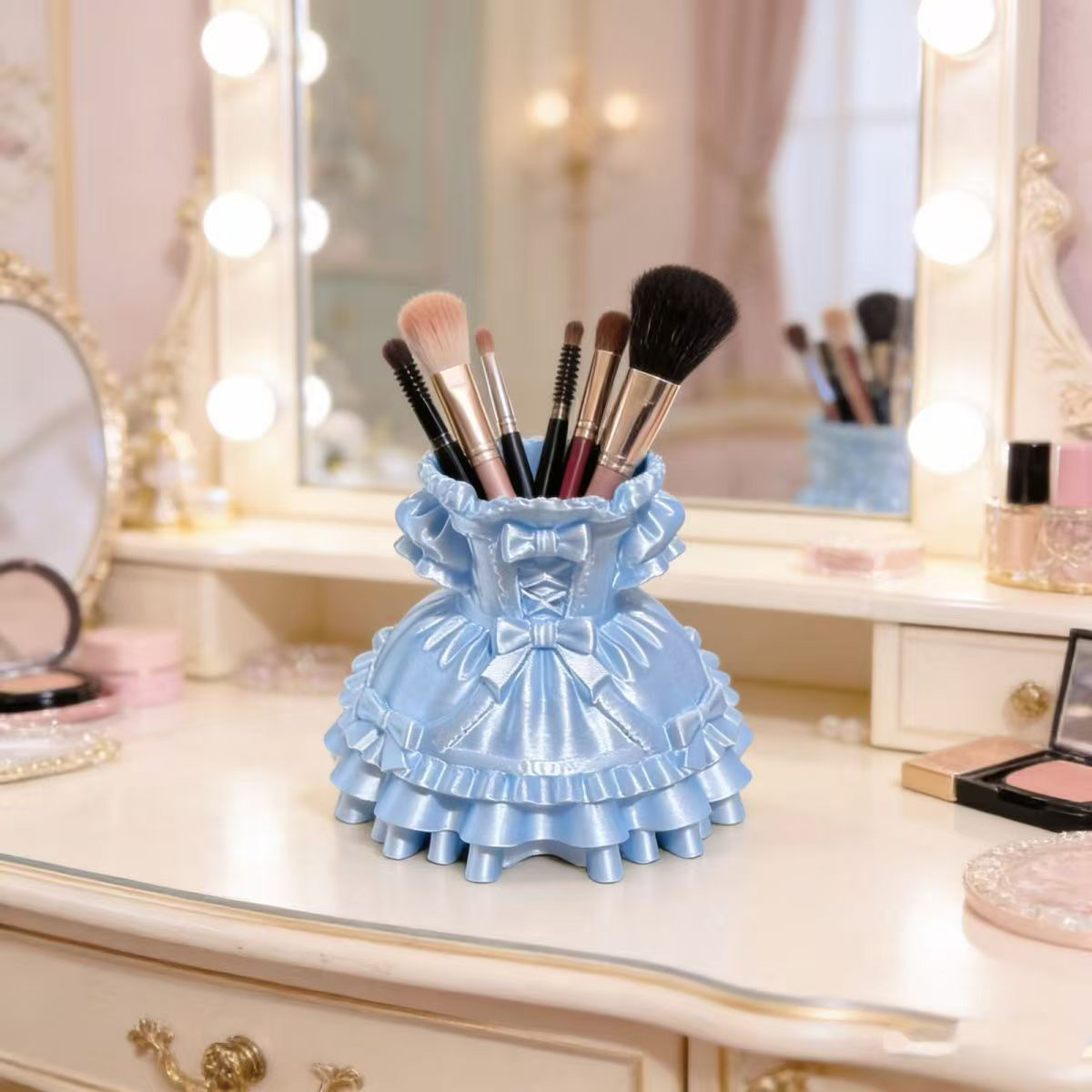 Princess Dress Makeup Brush Ho - Pen Holder Organizer 리뷰 및 가격