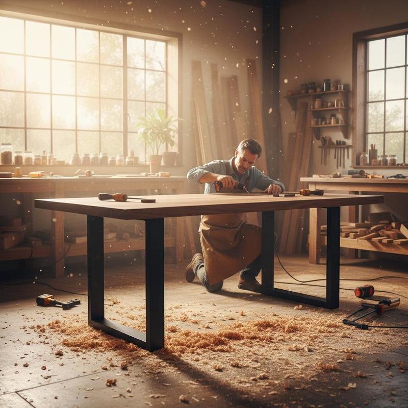 Industrial Desk Supports 28