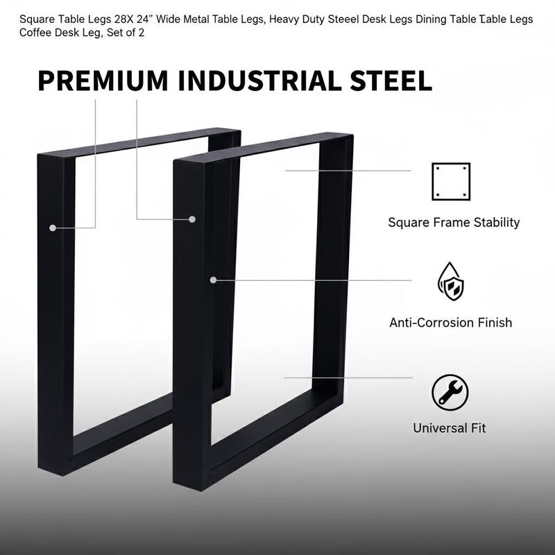 Industrial Desk Supports 28