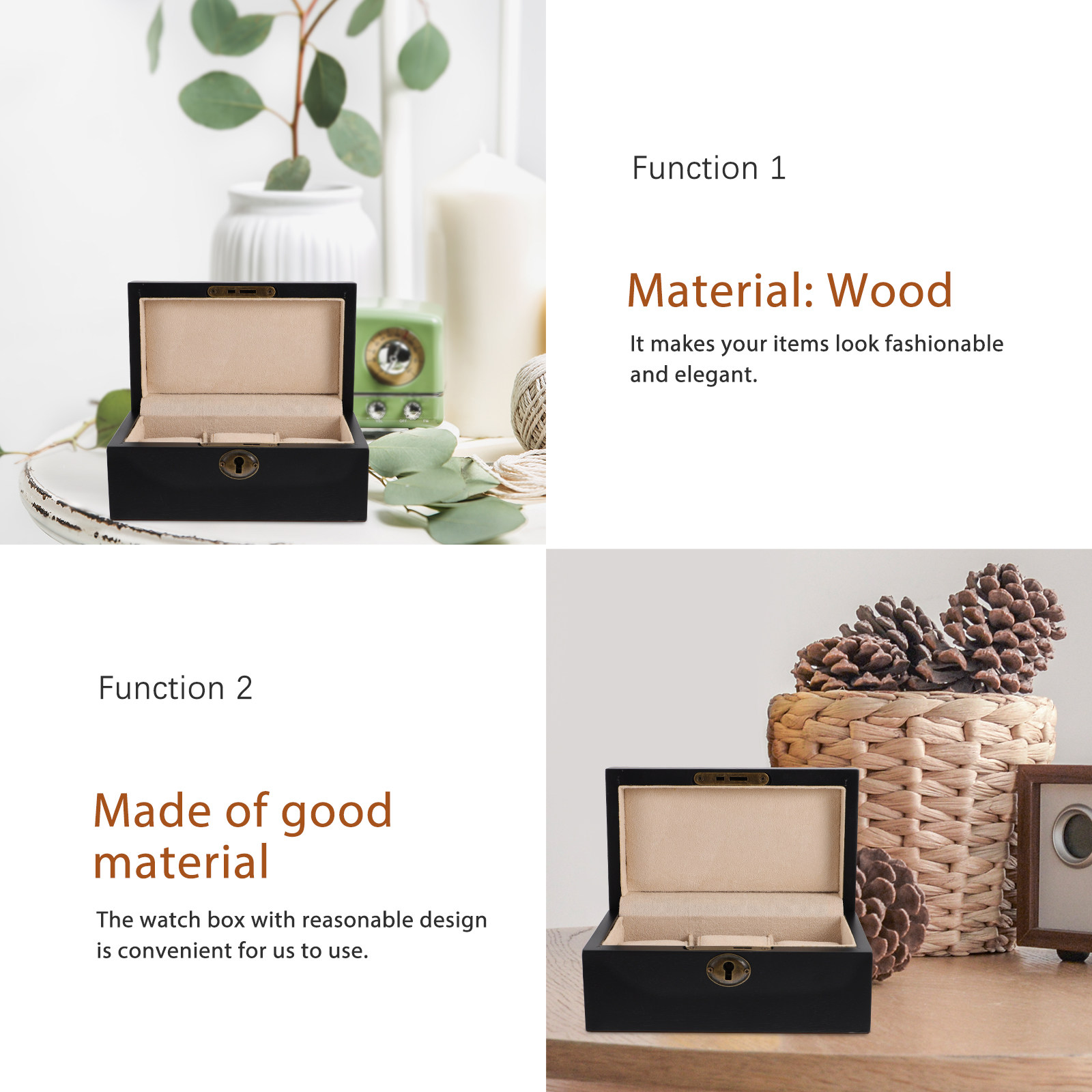 Stylish Watch Box Jewelry Stor - Home Office Interior Design 리뷰 및 가격