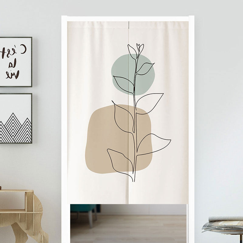 VIKAMA Boho Green Leaf Print N - Home Office Japandi 리뷰 및 가격
