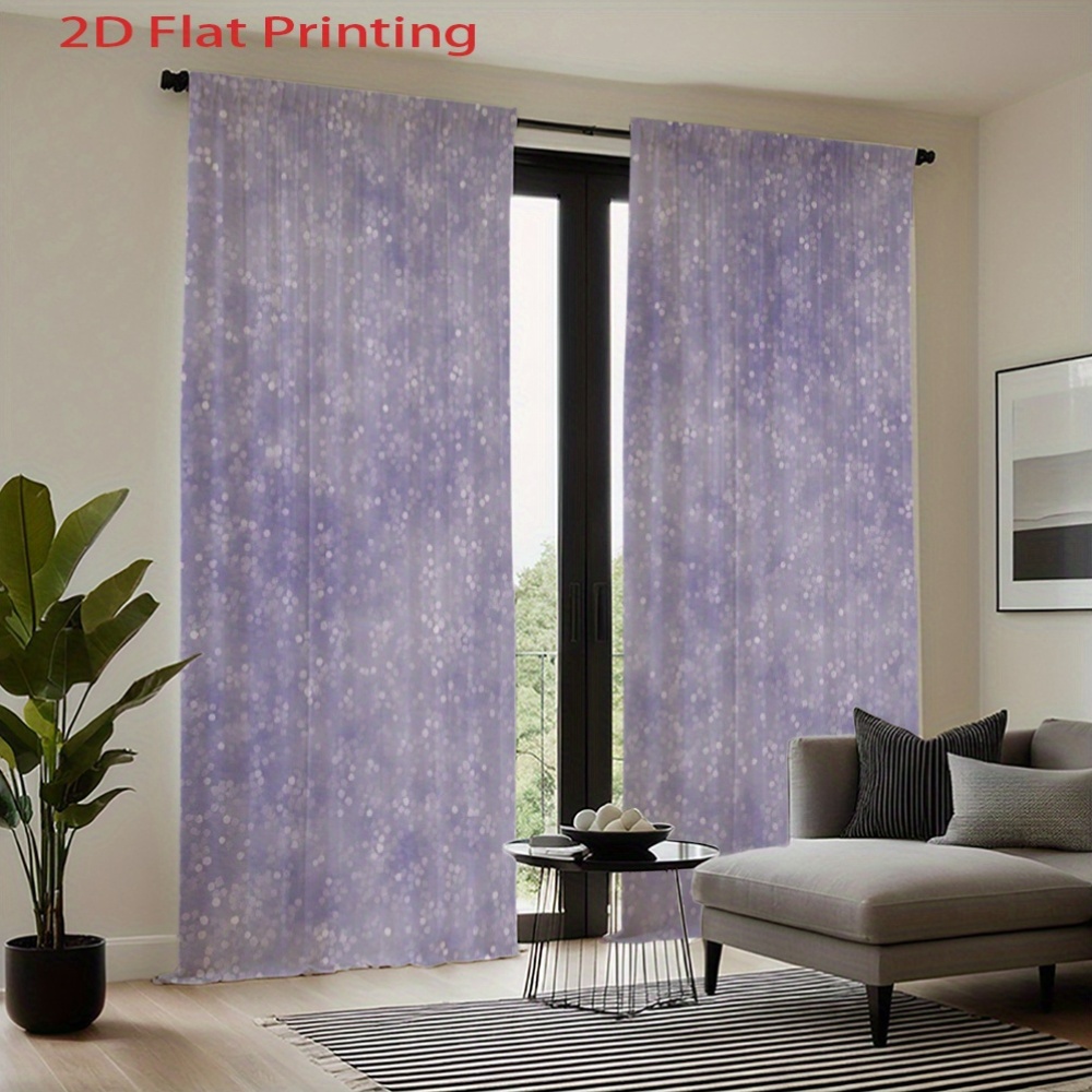 Purple Sparkle Curtains Window - Home Office Interior Design 리뷰 및 가격