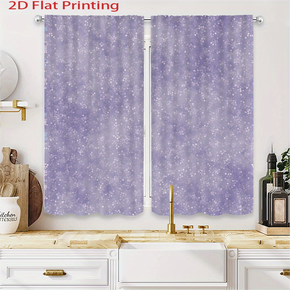 Purple Sparkle Curtains Window - Home Office Interior Design 리뷰 및 가격