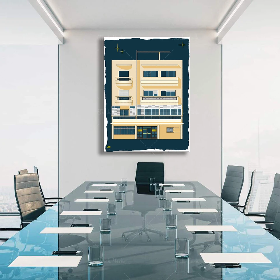 Bauhaus Tel Aviv Print Modern  - Home Office York 리뷰 및 가격