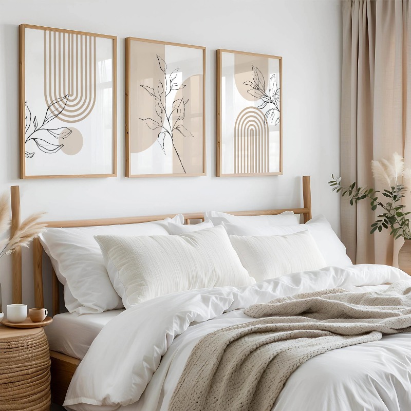Neutral Wall Art Prints for Mo - Home Office Japandi 리뷰 및 가격