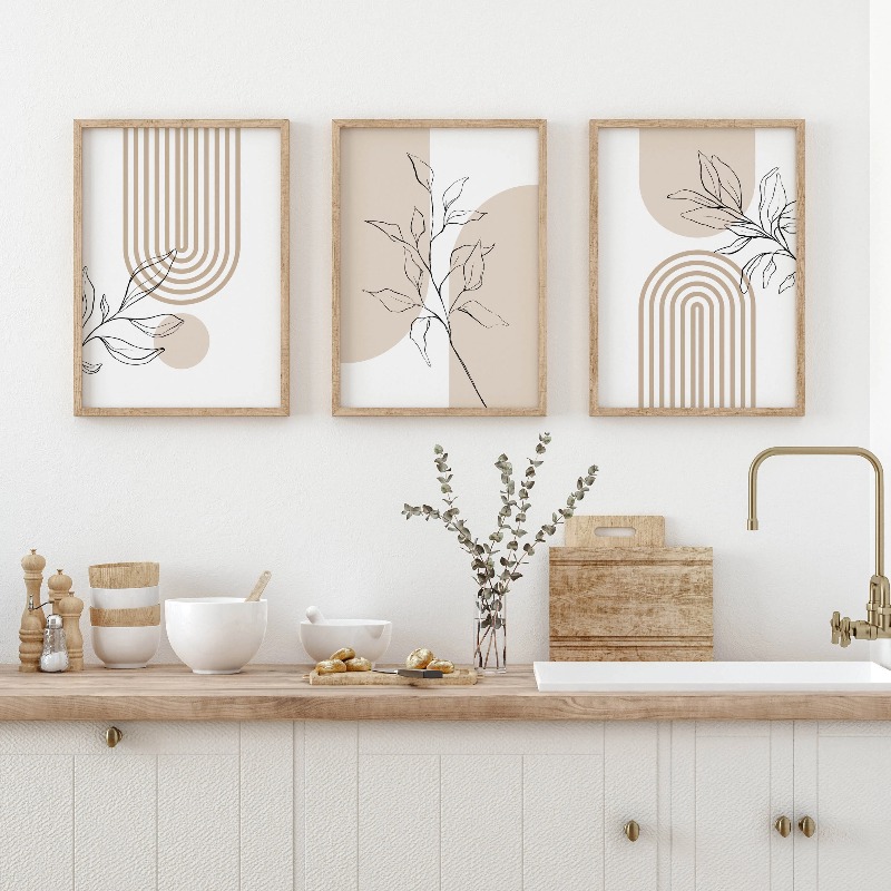 Neutral Wall Art Prints for Mo - Home Office Japandi 리뷰 및 가격