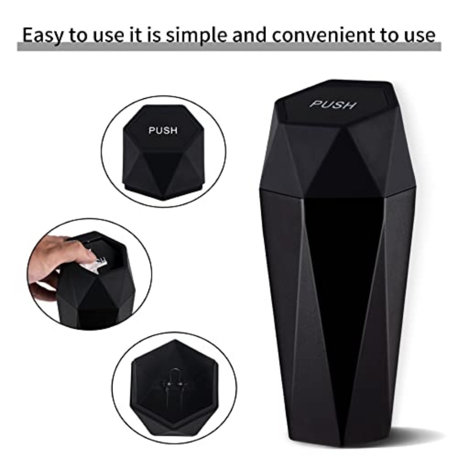 Car Trash Can with Lid, Diamon - Home Office Interior Design 리뷰 및 가격