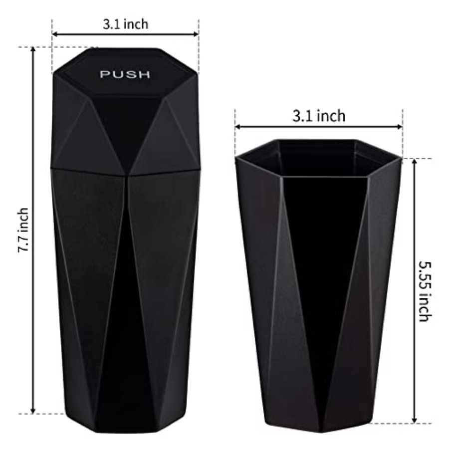 Car Trash Can with Lid, Diamon - Home Office Interior Design 리뷰 및 가격